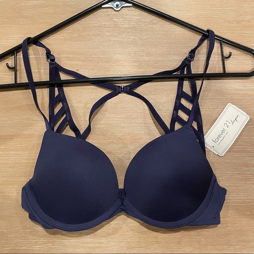 🔵Navy Caged Back Bra🔵